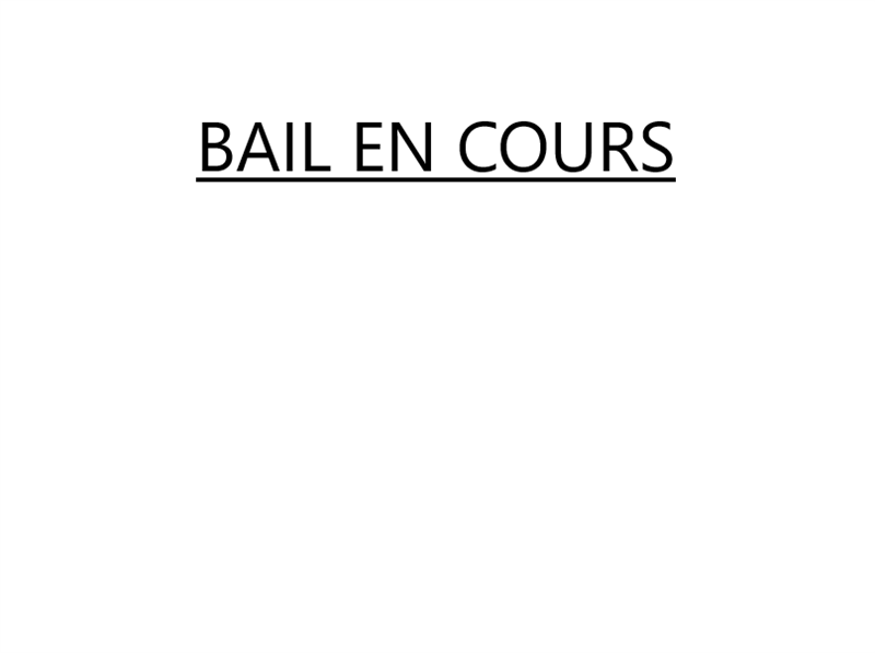 Appartement - RDC - 52 m2 - 2 pièces - Non meublé